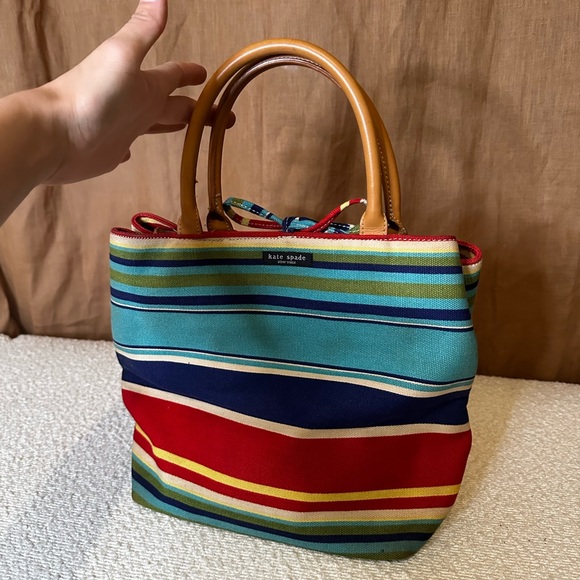 Kate Spade Striped Purse - Picture 1 of 8